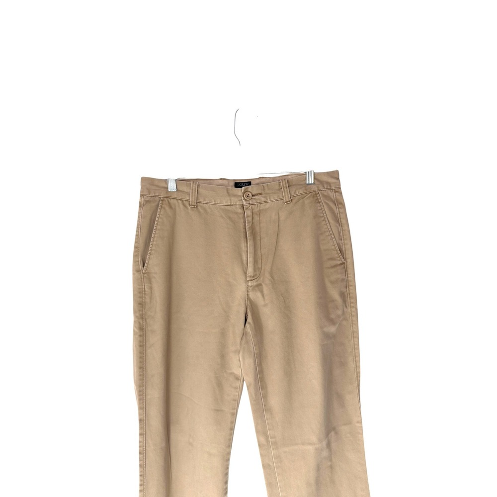 J.Crew The Bleecker Pants Men's Tan Khaki Business Casual Straight Leg 31 x 32 - Picture 2 of 14